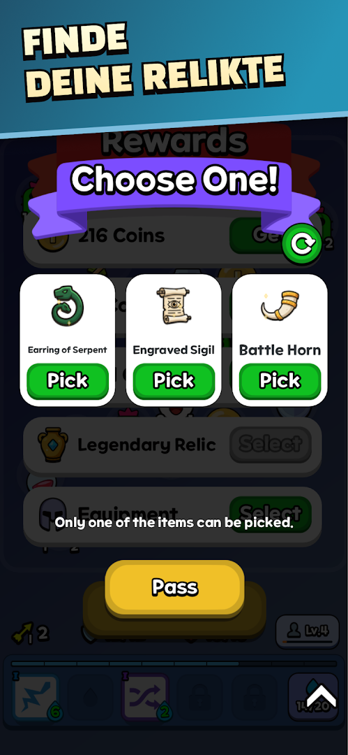 Dungeon Merge – Google-Play-Screenshot 4 für Deutschland